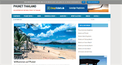 Desktop Screenshot of phuket-thailand.de